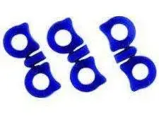 Wilson Combat 2B Shok-Buff Recoil Buffers 1911 Full Size Blue Polyurethane Handgun 6 Pack