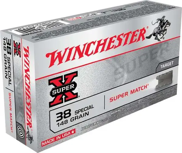 Winchester Ammo X38SMRP Super-X 38 Special 148 gr Lead Wadcutter (LDWC) 50 Round Box