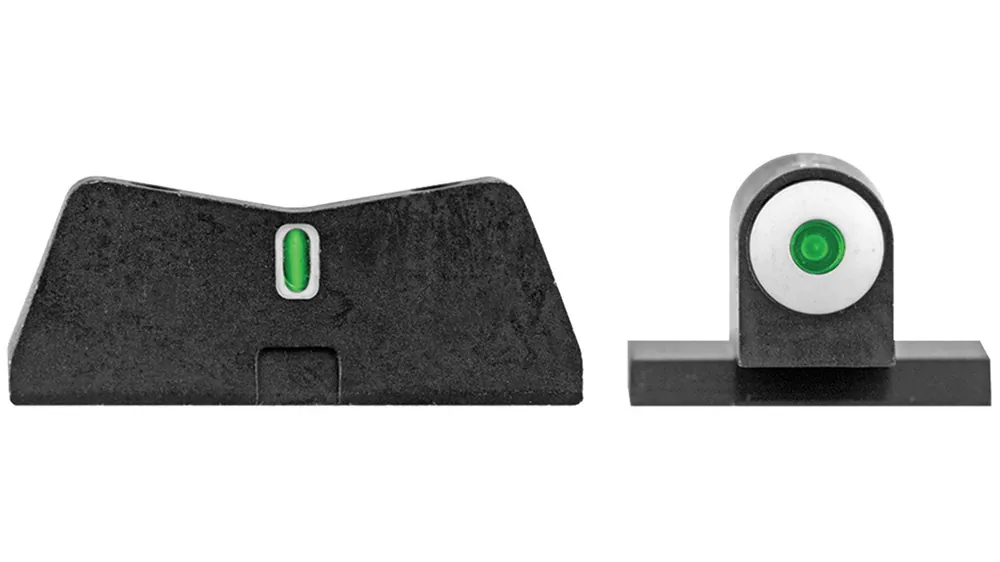 XS SIGHTS CK0001S5 DXT Big Dot Century Canik TP Series Green Tritium w/White Outline Front Green Tritium w/White Outline Rear