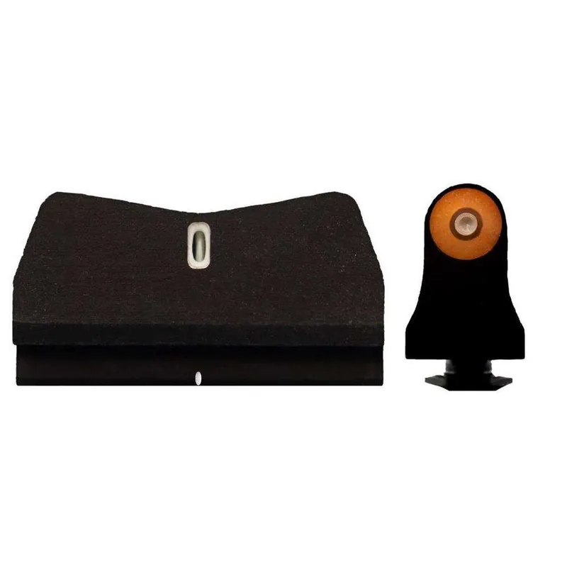 XS DXT2 BIG DOT TRITIUM GLOCK 17-38 ORANGE SUPP HEIGHT SET