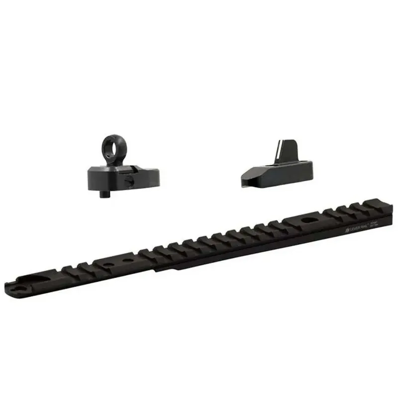 XS Sights ML10045 Lever Rail Ghost Ring WS Marlin 1894 1-Piece Black Anodized