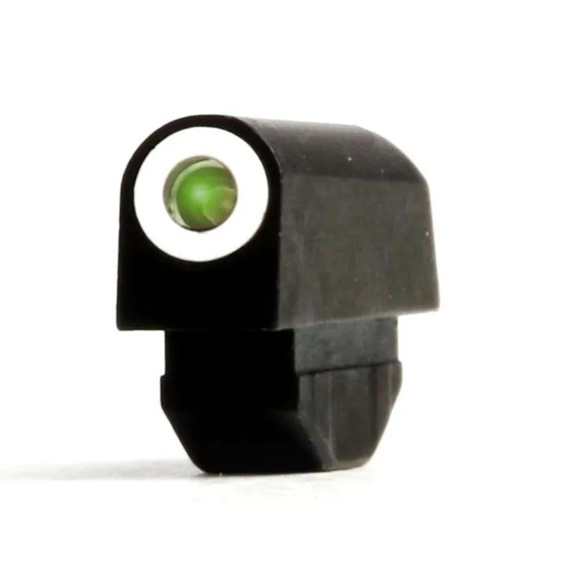 XS Sights RV0001N4 Standard Dot S&W J-Frame;Ruger SP101 Green Tritium w/White Outline Front