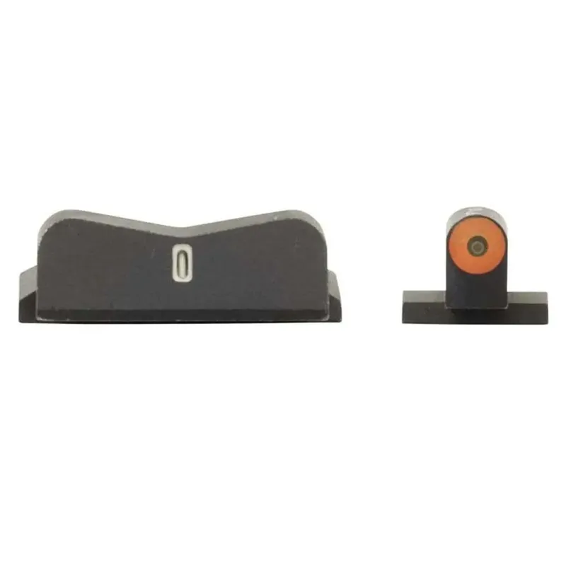 XS Sights SW0029S5N DXT II Big Dot S&W M&P 9,40,45 Full/Compact, M2.0 Green Tritium w/Orange Outline Green w/White Outline Black