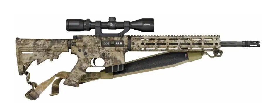 YHM HUNT READY CAMO 300BLK 16" 5RD