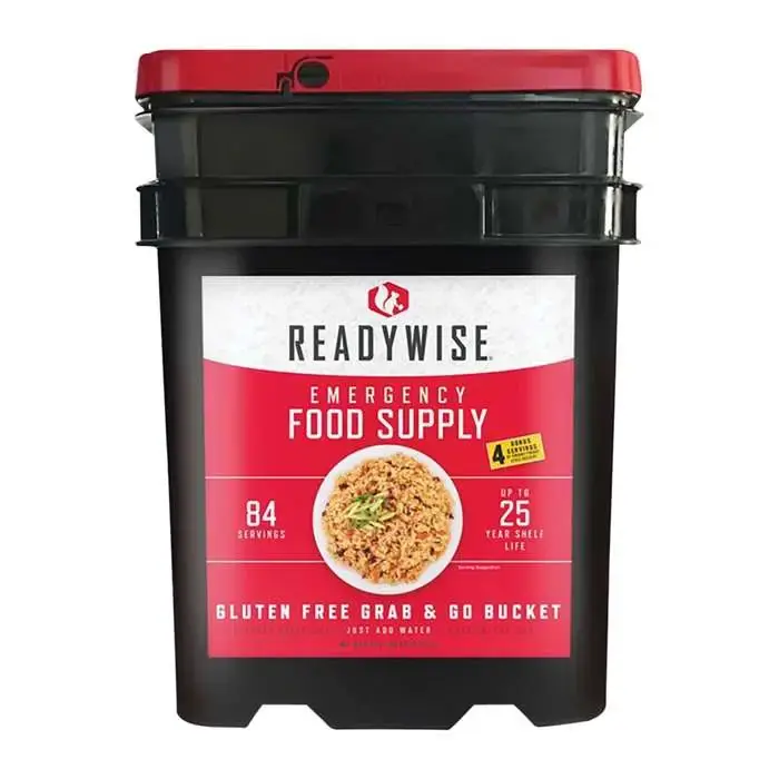 Wise Foods WFG01184 Gluten Free Freeze Dried Entrees 84 Servings Per Bucket