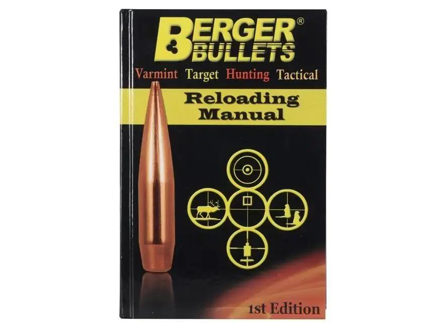 Berger Bullets 11111 Reloading Manual 1st Edition