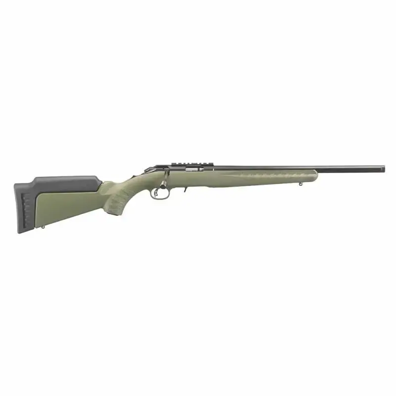 Ruger 8336 American Rimfire 17 HMR 9+1 18" Blued OD Green Right Hand