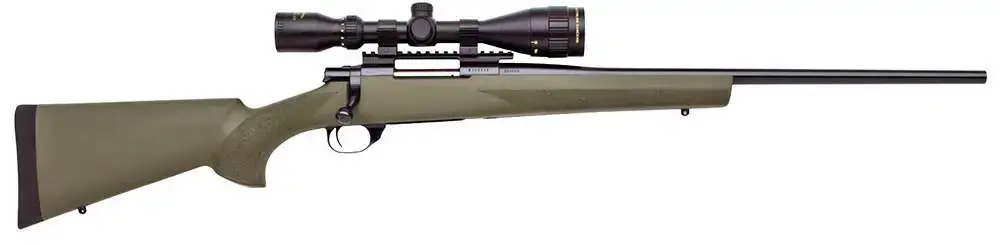 Howa Hogue Gameking Scope Pkg 243 Win 5+1 22" Green Fixed Hogue Pillar-Bedded Overmolded Stock Blued Right Hand