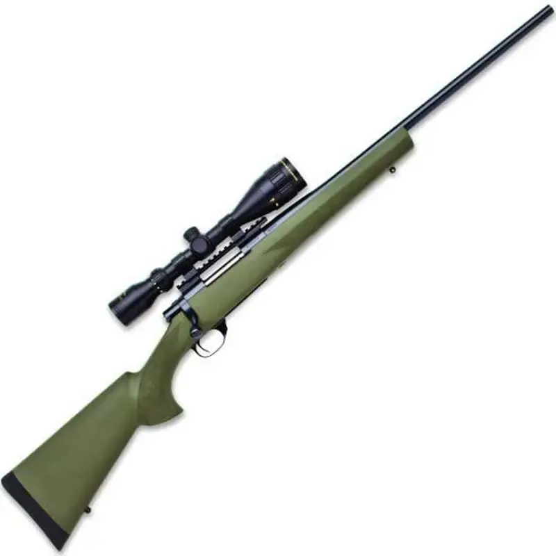Howa HGK63108+ Hogue Gameking Scope Pkg 308 Win 5+1 22" Green Fixed Hogue Pillar-Bedded Overmolded Stock Blued Right Hand