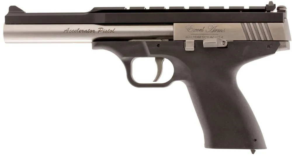 Excel EA22304 Accelerator Pistol MP-22 22 Mag 6.50" 9+1 Black Stainless Steel Black Polymer Grip