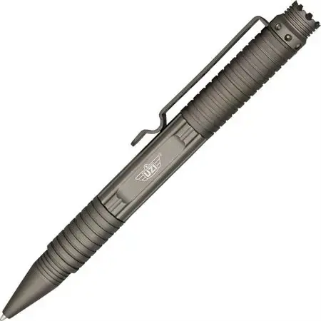 Uzi Accessories UZITACPEN1GM Tactical Pen Defender Tactical Pen Defender Gun Metal