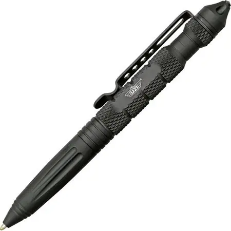 Uzi Accessories UZITACPEN6BK Tactical Pen 6" 1.6 oz Black