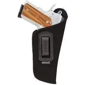 Bulldog DIP-1 Deluxe Black Synthetic Suede IWB Mini Semi-Auto Right Hand