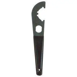 Outdoor Connection BTNW28197 M4 Buffer Tube Nut Wrench Steel with Rubber Black Handle