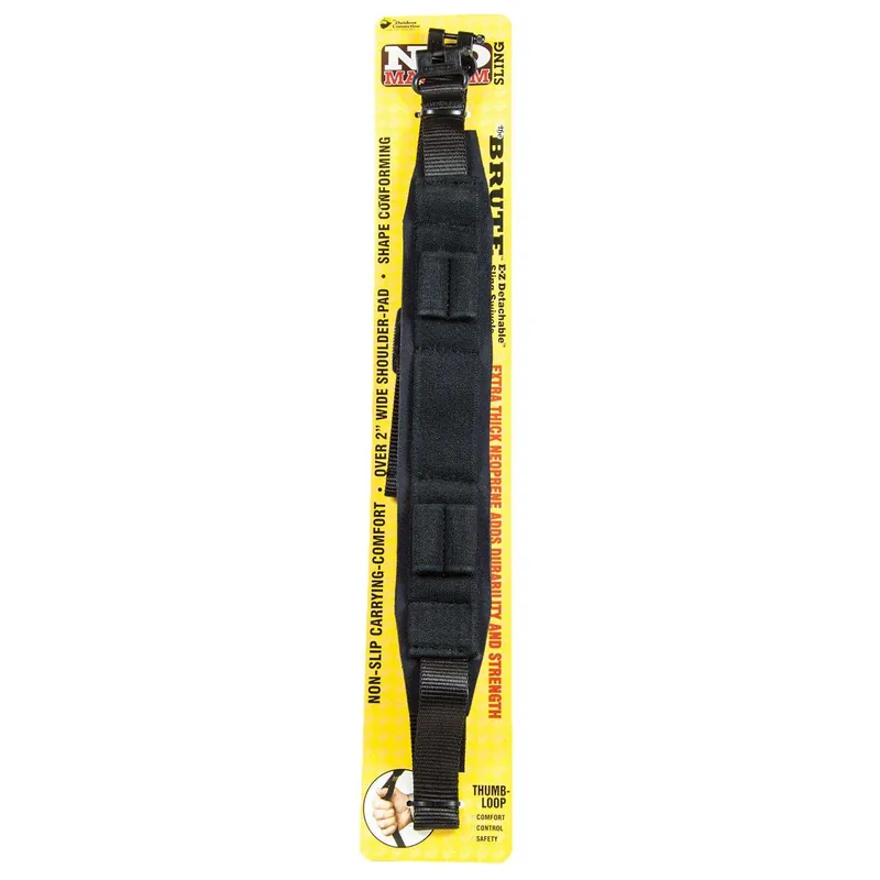 Outdoor Connection NDMB90142 Neo Magnum Sling 3.25" W Adjustable Black Neoprene for Rifle/Shotgun