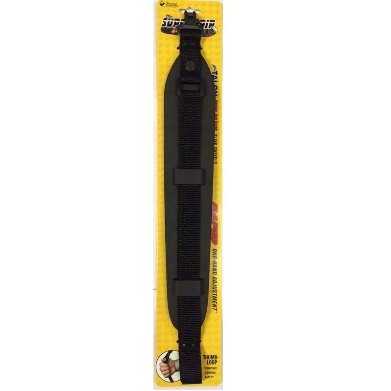 Outdoor Connection SGSS20970 Super Grip Sling with Talon QD Swivels 2.25" W x 32" L Padded Black Rubber Padding w/Nylon Strap for Rifle/Shotgun