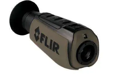 FLIR 43100193100 Scout III 640 Monocular 2-4x 13mm 18x14 Degrees FOV Black/OD Green