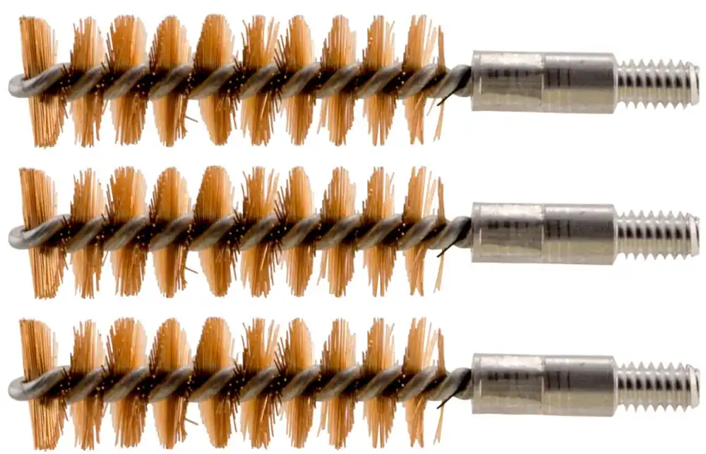 Bore Tech BTBP40003 Bronze Bore Brush 40 Cal Pistol 8-32 1.50" Brass Brush 3 Per Pack