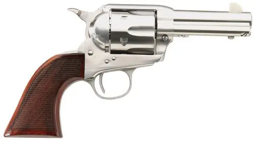 Taylors and Company 556208DE Short Stroke Gunfighter 45 Colt (LC) 6 Round 5.50" Blued Case Hardened Walnut Army Sized Grip