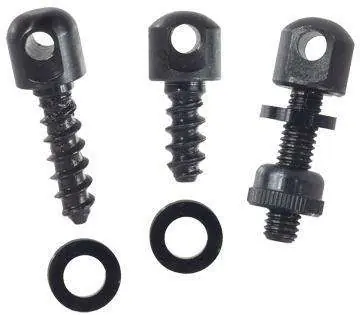 Outdoor Connection BO5 Swivel Swivel Accessories 7/8"MacScrew 1/2" & 3/4" WdScrewBase,3Spacers Black Steel