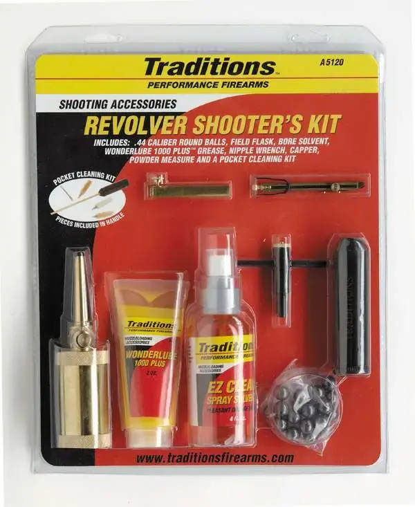 Traditions A5120 Sportsmans Revolver Kit 44 Cal