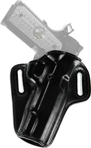 Galco CON612B Concealable Belt Kimber 1911 w/5" Barrel Steerhide Black
