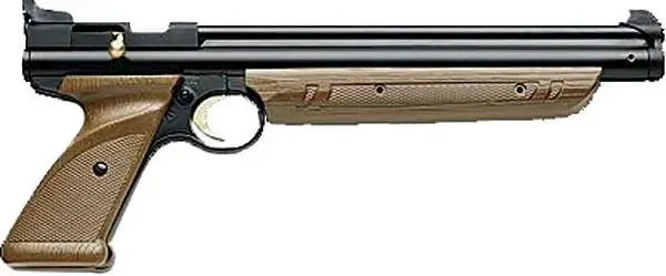 Crosman P1377BR American Classic Pump 177 Pellet,177 BB 1rd Brown Frame Brown Polymer Grip