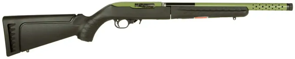 Ruger 21155 10/22 Takedown Lite 22 LR 10+1 16.12" Black Ruger Modular Stock System Stock Green Right Hand