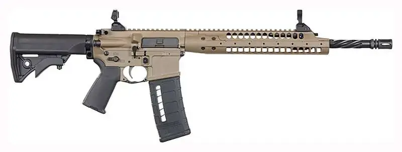 LWRC SIX8 A5 6.8mm Rem SPC II 16.10" 30+1 Flat Dark Earth Cerakote Adjustable Stock