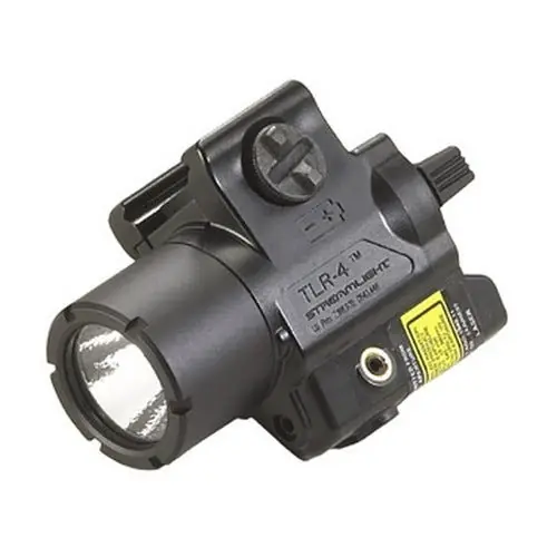 Streamlight 69241 TLR-4 Handgun HK USP Compact White LED 170 Lumens Red Laser Black Anodized Polymer