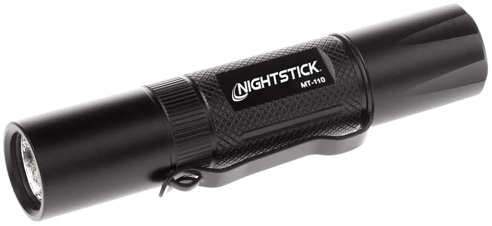 Metal Mini-TAC Flashlight - 1 AA - Black