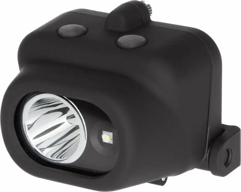 Nightstick NSP4608BC Dual Light Headlamp 180/100, 140/80, 220/115 Lumens Cree LED Polymer Black AAA with Hard Hat Clip