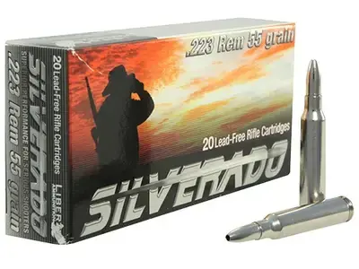 Liberty Ammunition LACD223019 Silverado 223 Rem 55 gr Hollow Point Boat Tail (HPBT) 20 Round Box
