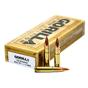 Gorilla GA300110VMAX Gorilla Match 300 Blackout 110 gr V-Max 20 Round Box