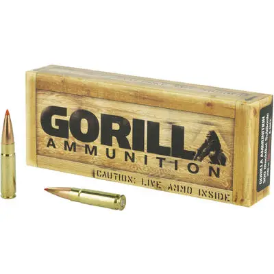 Gorilla GA300208AMAX Gorilla Match 300 Blackout 208 gr A-Max 20 Round Box