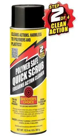 Shooters Choice PSQ12 Polymer Safe Quick Scrub 12.50 oz Aerosol