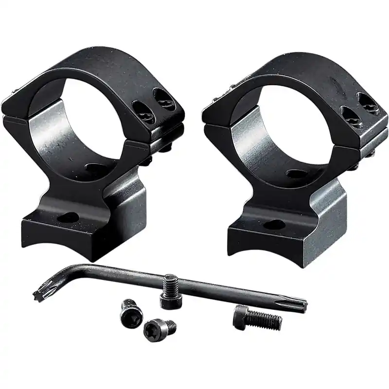 Browning 12376 Integrated Scope Mount System Browning-Style 2-Piece Base Browning BAR/BLR 2 Piece 1" Medium Blued Matte