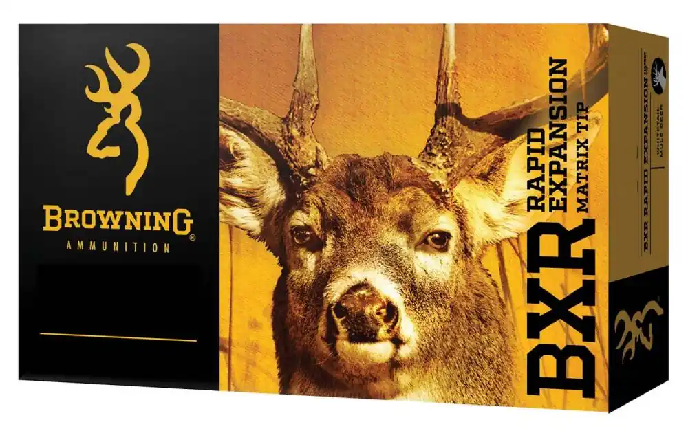 Browning Ammo B192100651 BXR 6.5 Creedmoor 129 gr Matrix Tip 20 Round Box