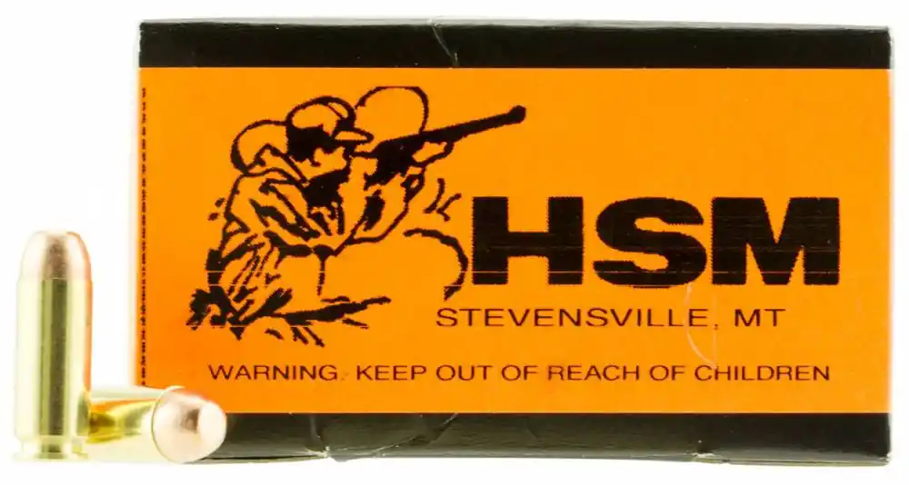 HSM 10MM2N Training 10mm Auto 180 gr Full Metal Jacket (FMJ) 50 Round Box