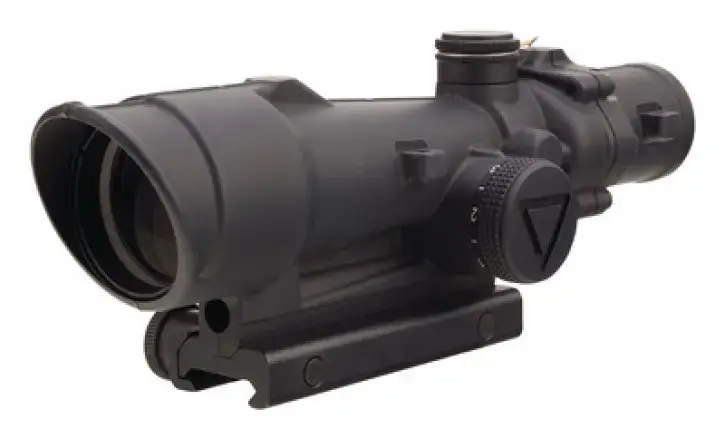 Trijicon 100496 ACOG 3.5x 35mm Obj 28.90 ft @ 100 yds FOV 30mm-35mm Tube Matte Black Finish Illuminated Green Crosshair 223