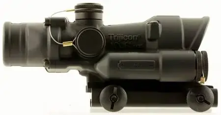 Trijicon 100432 ACOG 4x 32mm Obj 36.80 ft @ 100 yds FOV Matte Black Finish Illuminated Green Crosshair 300 Blk
