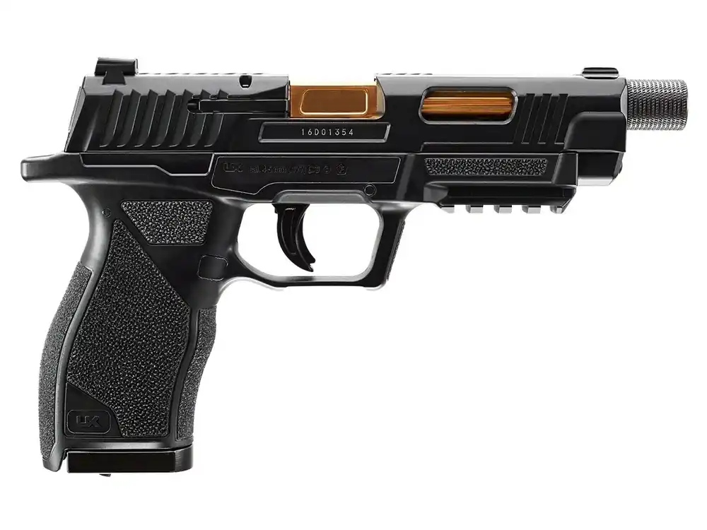 Umarex USA 2252113 SA10 CO2 177 Pellet,177 BB 8rd Black Frame Black Polymer Grip