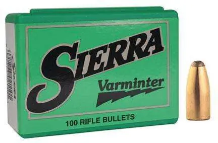 Sierra 1110 Varminter .22 Cal .223 45 gr Round Nose Hornet 100 Per Box