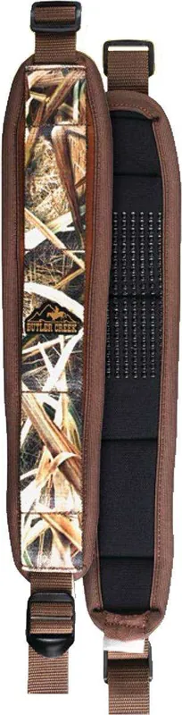 Butler Creek 190024 Comfort Stretch Sling 2.50" W x 44" L Adjustable Mossy Oak Shadow Grass Blades Neoprene for Shotgun