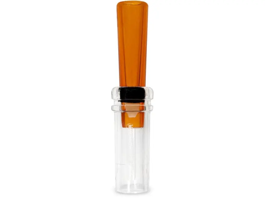 Duck Commander DCSPRCK Specklebelly Single Reed Geese Call Purr, Cluck, Yodel Orange w/Clear Mouth Piece Plastic