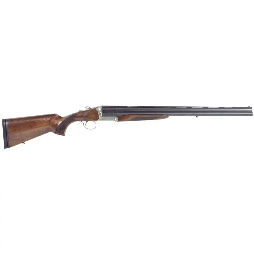 Charles Daly Chiappa 930080 Triple Crown 20 Gauge 26" 3+1 3" Silver Fixed Checkered Stock Oil Walnut Right Hand