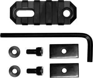Grovtec US Inc GTSW189 Picatinny Rail Stock ARBlack Hardcoat Anodized