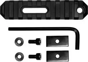 Grovtec US Inc GTSW190 Picatinny Rail Stock ARBlack Hardcoat Anodized