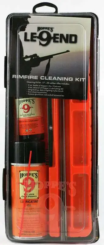 Hoppes UL17 Legend Cleaning Kit .17-.22 Cal Rimfire Rifle Bronze, Nylon