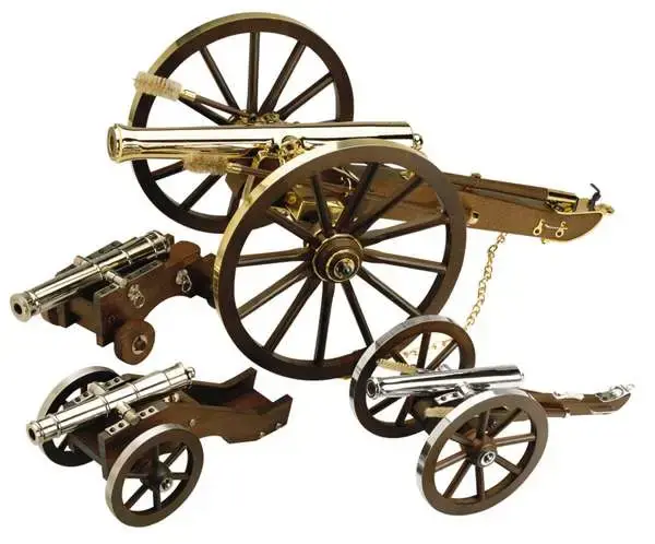 Traditions CN8041 Mini Old Ironsides Breech 50 Cal 9" Cannon Fuse A1264 Hardwood Stock